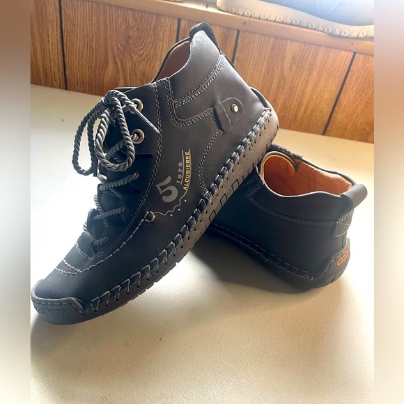 Means Alcubierre casual leather shoes size 40/7.5 US - Picture 1 of 9